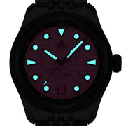 PHOIBOS x ISLANDER Delphinus White Turquoise Dial Watch #PY066-LIW11