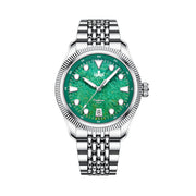 Phoibos Delphinus Automatic Watch with Green Jade Dial #PY066A