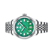 Phoibos Delphinus Automatic Watch with Green Jade Dial #PY066A