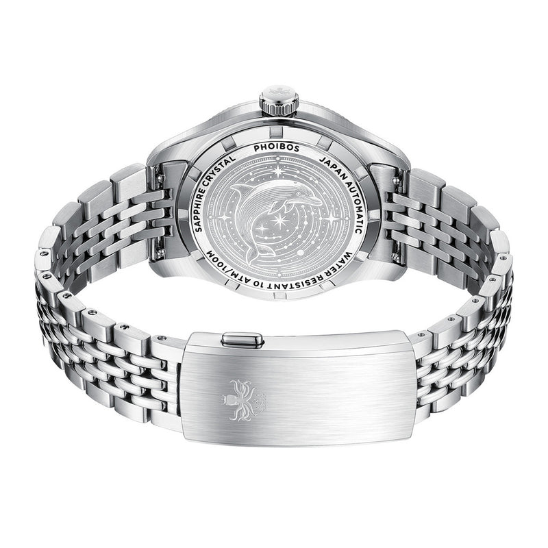 Phoibos Delphinus Automatic Watch with Lapis Lazuli Dial #PY066B
