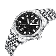 Phoibos Delphinus Automatic Watch with Black Aventurine Dial #PY066C