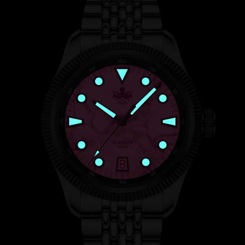 Phoibos Delphinus Automatic Watch with Black Aventurine Dial #PY066C