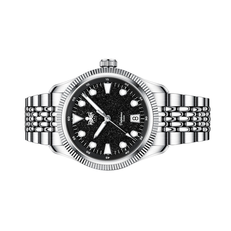 Phoibos Delphinus Automatic Watch with Black Aventurine Dial #PY066C