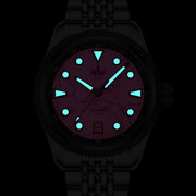 Phoibos Delphinus Automatic Watch with Gray Meteorite Dial #PY066D