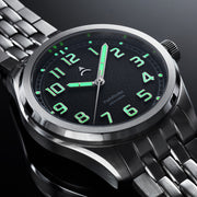 Axios Pathfinder 200M with Crimson Dial Lume View