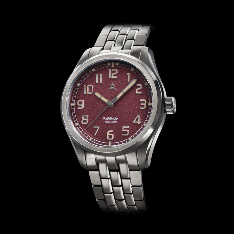 Axios Pathfinder 200M with Crimson Dial