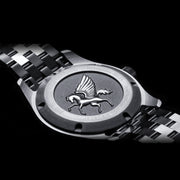Axios Pathfinder 200M with Salmon Dial Caseback View