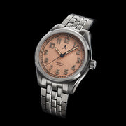 Axios Pathfinder 200M with Salmon Dial Tilted View