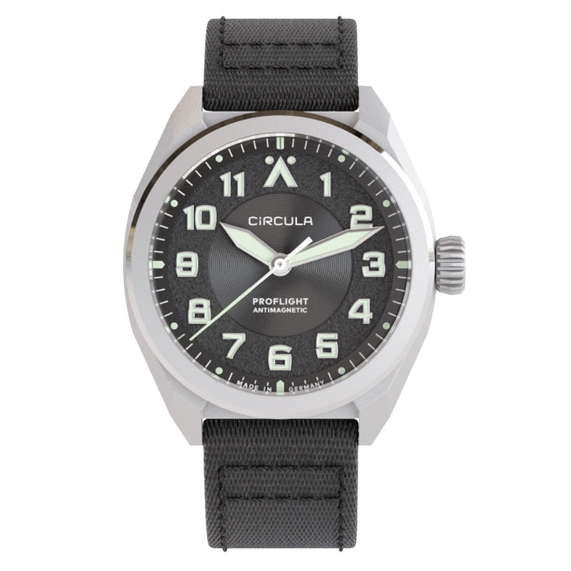 Circula ProFlight Automatic Pilot Watch with Anthracite Dial #PFE-SS-AS