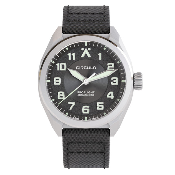 Circula ProFlight Automatic Pilot Watch with Anthracite Dial #PFE-SS-AS