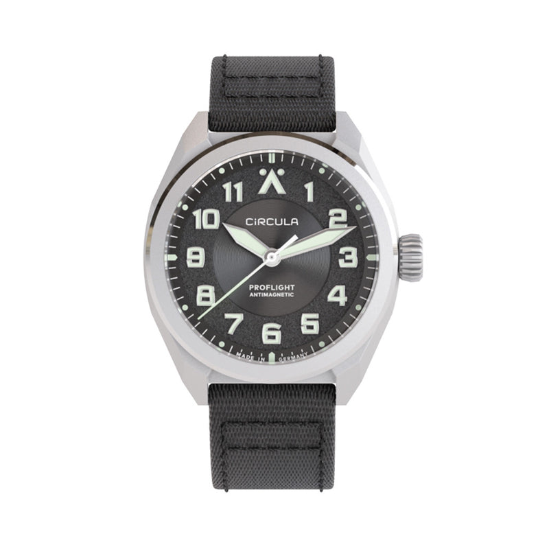 Circula ProFlight Automatic Pilot Watch with Anthracite Dial #PFE-SS-AS