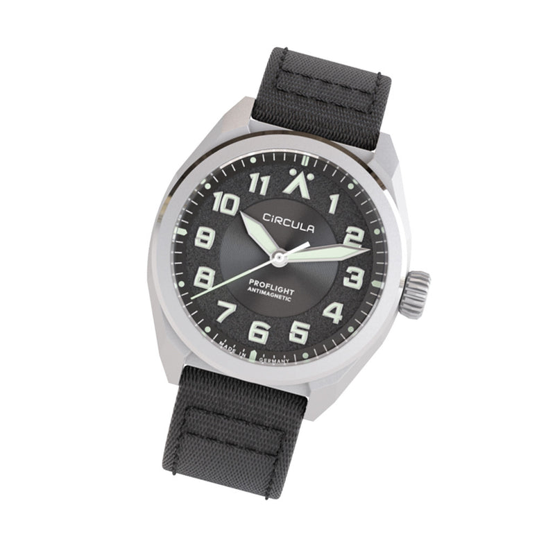 Circula ProFlight Automatic Pilot Watch with Anthracite Dial #PFE-SS-AS