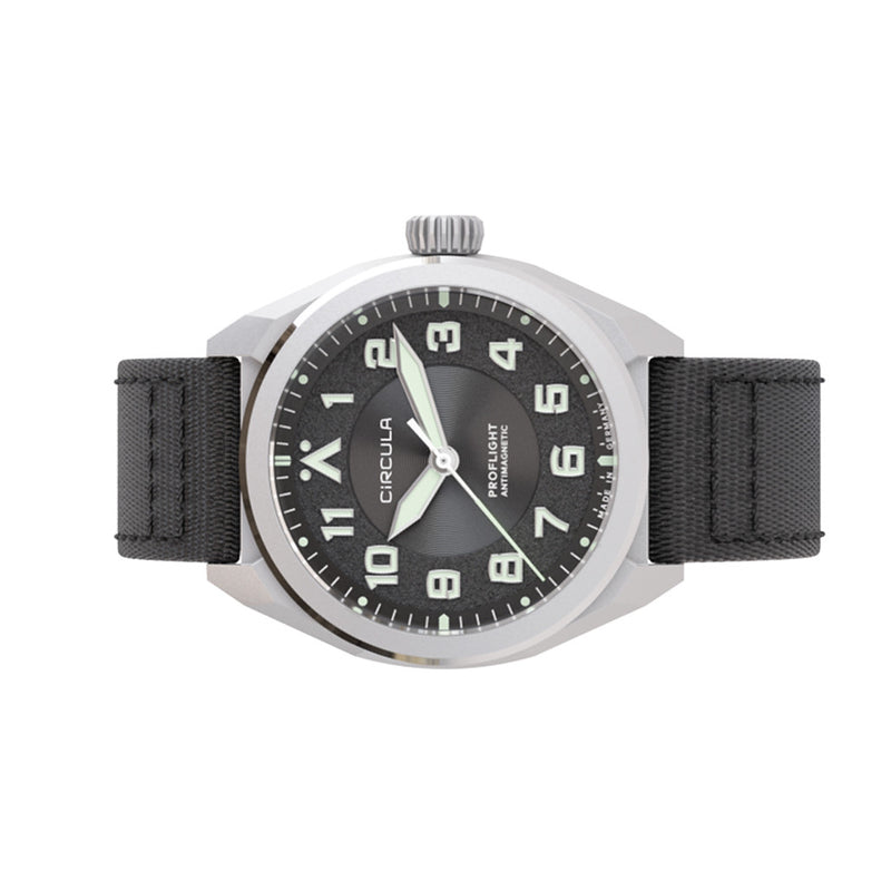 Circula ProFlight Automatic Pilot Watch with Anthracite Dial #PFE-SS-AS