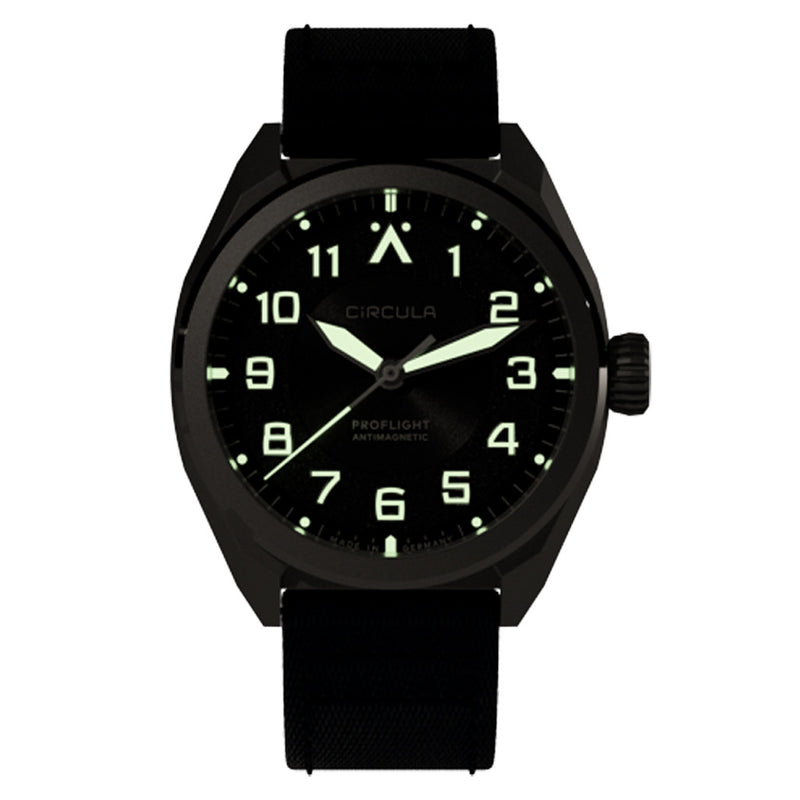 Circula ProFlight Automatic Pilot Watch with Anthracite Dial #PFE-SS-AS