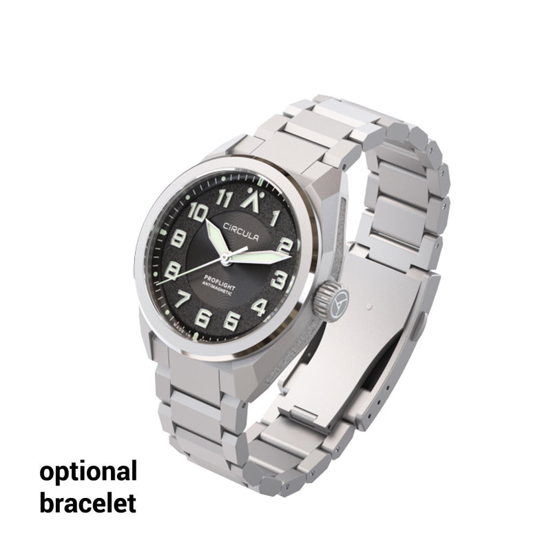 Circula ProFlight Automatic Pilot Watch with Anthracite Dial #PFE-SS-AS