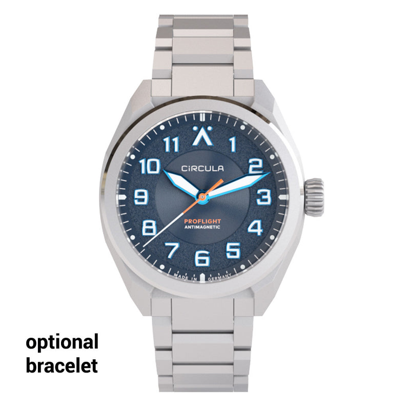 Circula ProFlight Automatic Pilot Watch with Blue Dial #PFE-SS-BB