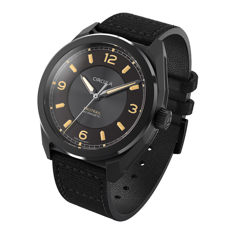 Circula ProTrail Automatic Field Watch with Black Dial (LE) #PE-DS-SS