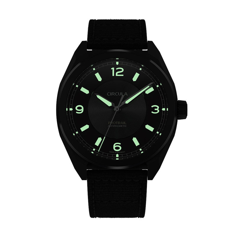 Circula ProTrail Automatic Field Watch with Black Dial (LE) #PE-DS-SS