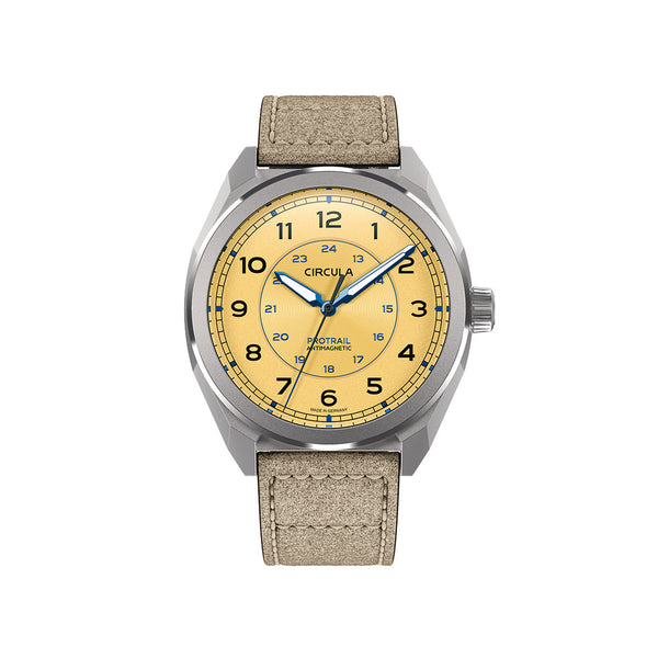 Circula ProTrail Automatic Field Watch with Sand Dial #PE-SS-DD