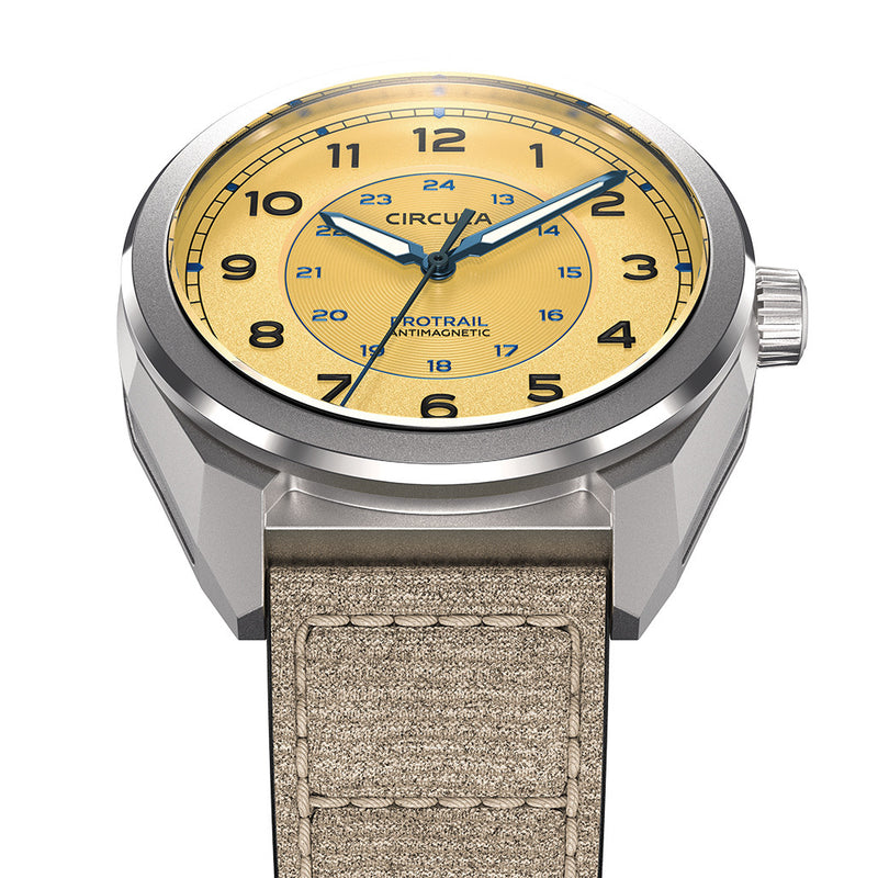Circula ProTrail Automatic Field Watch with Sand Dial #PE-SS-DD