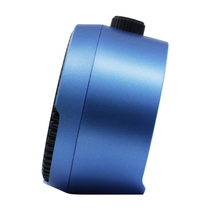 Seiko Mai Modern Rotating Bezel Alarm Clock in Metallic Blue #QHE207ELH