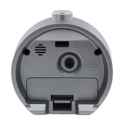 Seiko Mai Modern Rotating Bezel Alarm Clock in Dark Silver #QHE207NLH