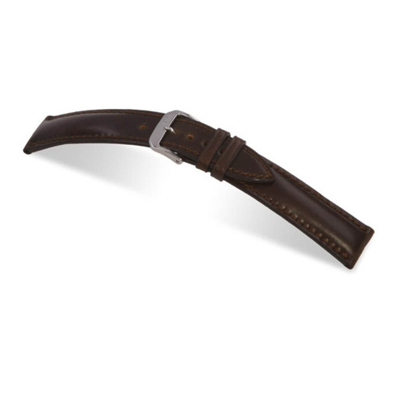 RIOS1931 CHICAGO Genuine Shell Cordovan Brown Leather Watch Strap #R198-103