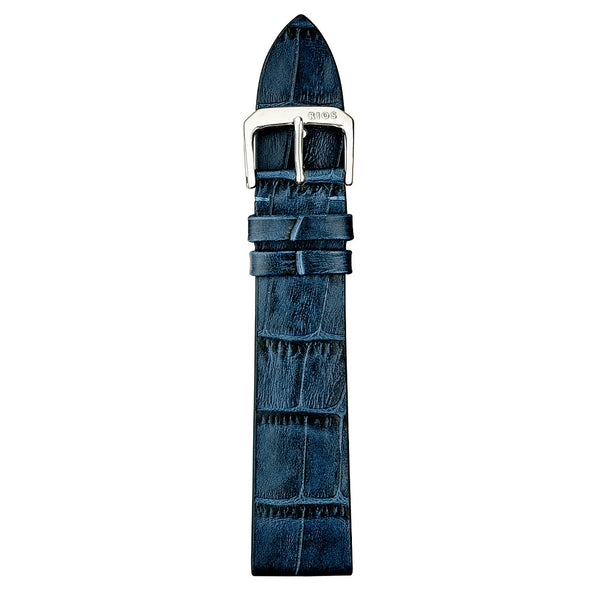 RIOS1931 MIAMI Genuine Calf Leather Blue Watch Strap #R35-104