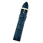 RIOS1931 MIAMI Genuine Calf Leather Blue Watch Strap #R35-104 tilt