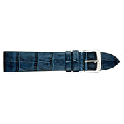 RIOS1931 MIAMI Genuine Calf Leather Blue Watch Strap #R35-104 side