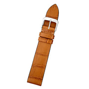RIOS1931 MIAMI Genuine Calf Leather Cognac Watch Strap #R35-116 tilt