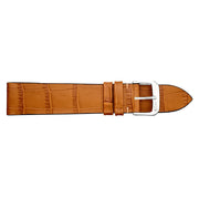 RIOS1931 MIAMI Genuine Calf Leather Cognac Watch Strap #R35-116 side
