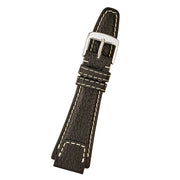 RIOS1931 NATURE Genuine Buffalo Brown Leather Watch Strap #R61-103 tilt