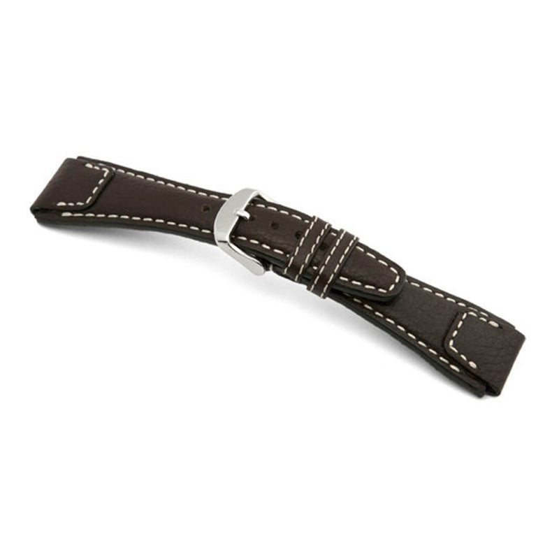 RIOS1931 NATURE Genuine Buffalo Brown Leather Watch Strap #R61-103