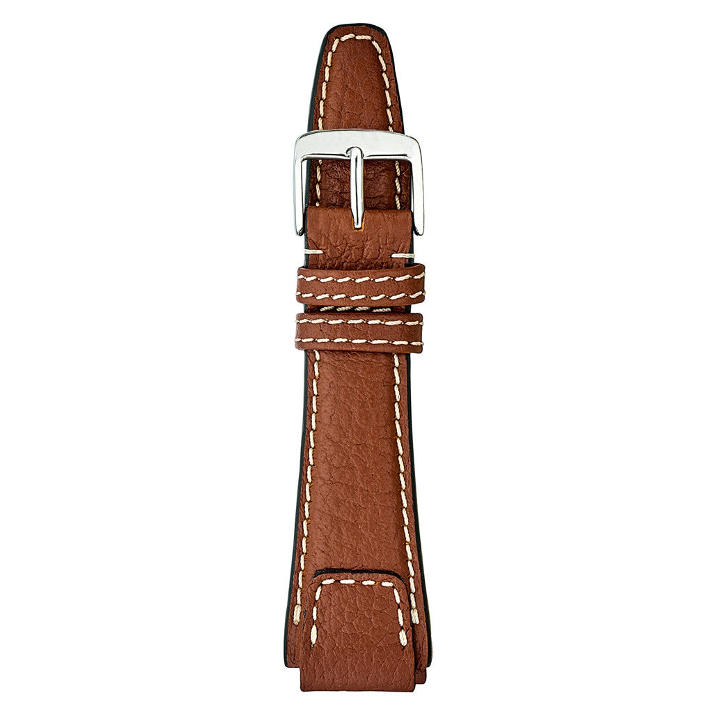 RIOS1931 NATURE Genuine Buffalo Cognac Leather Watch Strap #R61