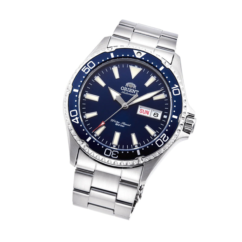 Orient Kamasu Blue Dial Automatic Dive Watch with Sapphire Crystal #RA-AA0002L19A