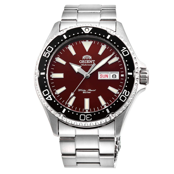 Orient Kamasu Red Dial Automatic Dive Watch with Sapphire Crystal #RA-AA0003R19A