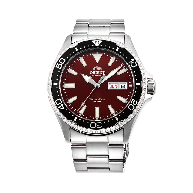 Orient Kamasu Red Dial Automatic Dive Watch with Sapphire Crystal #RA-AA0003R19A