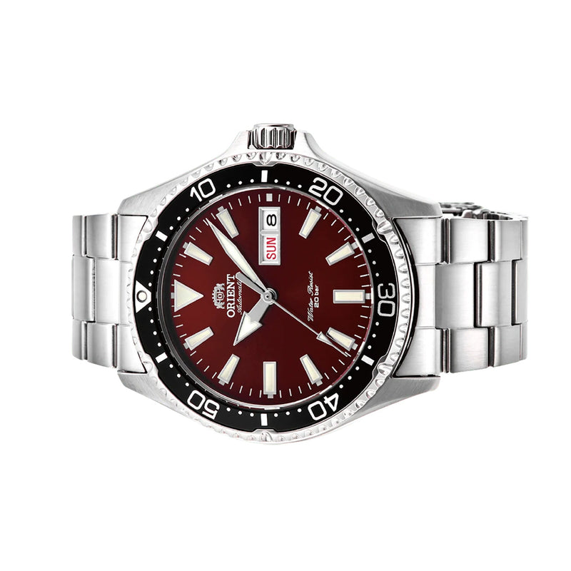 Orient Kamasu Red Dial Automatic Dive Watch with Sapphire Crystal #RA-AA0003R19A