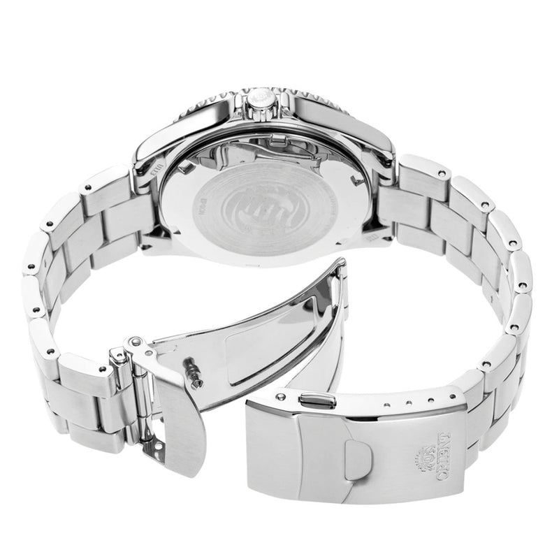Orient Mako 3 Automatic Dive Watch with Black and Gilt Dial #RA-AA0819N19B back