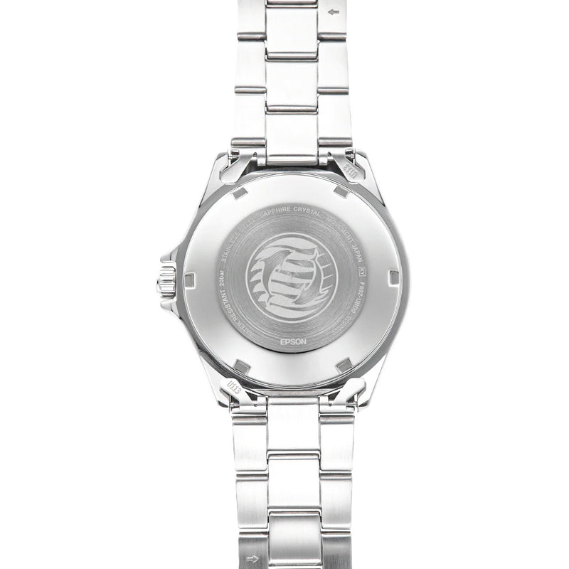 Orient Mako 3 Automatic Dive Watch with Ivory Dial #RA-AA0821S19B back