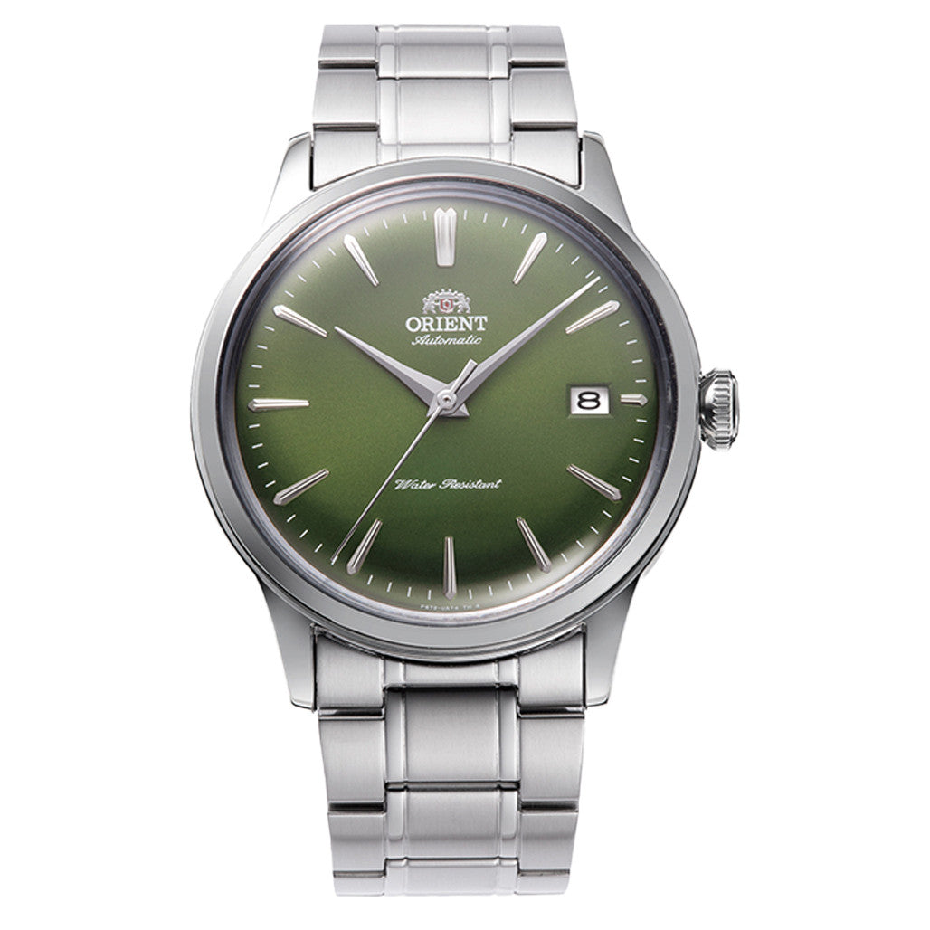 Orient Bambino Version 7 Automatic Green Dial Watch #RA-AC0M09E10B