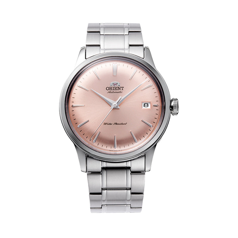 Orient Bambino Version 7 Automatic Pink Dial Watch #RA-AC0M11Y10B