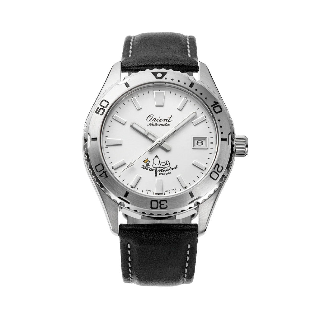 エ*8様 オリエント スヌーピー ピーナッツ ダイバー ORIENT SNOOP Orient Peanuts 75th Anniversary Limited Edition Diver with White