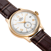 Orient Bambino Version 2 Small Seconds with Yellow Gold White Dial #RA-AP0106S30B