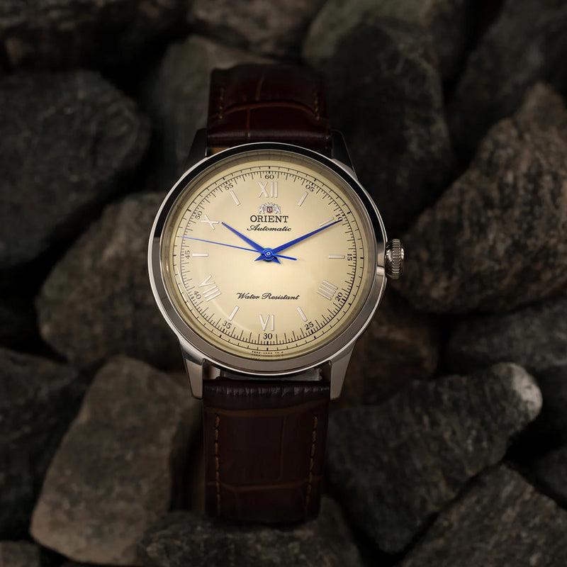 Orient Bambino 38 Ivory Dial #RA-BB0003Y