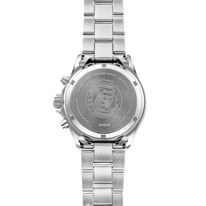 Orient Solar Sports Chronograph with White Dial #RA-TX0203S10B