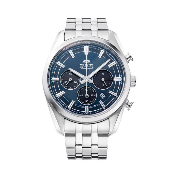 Orient TX03 Solar Quartz Chronograph Diver Watch with Blue Dial #RA-TX0303L10B