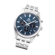 Orient TX03 Solar Quartz Chronograph Diver Watch with Blue Dial #RA-TX0303L10B