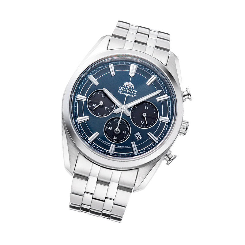 Orient TX03 Solar Quartz Chronograph Diver Watch with Blue Dial #RA-TX0303L10B